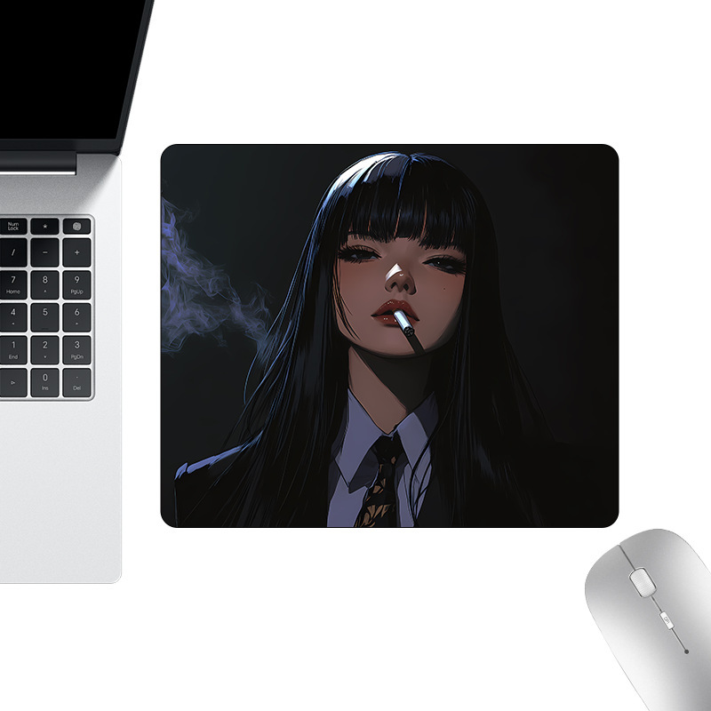 二次元ゲームマウスパッド、厚みのあるエッジロックeスポーツ専用アニメキーボードパッド、大型の汚れ防止と耐摩耗性デスクパッド|undefined