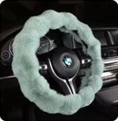 Amazon Cross-Border Labeling Bubble Plush Cartoon Car Sports Steering Wheel Non-Slip Short Hair Winter Warm Handle Cover