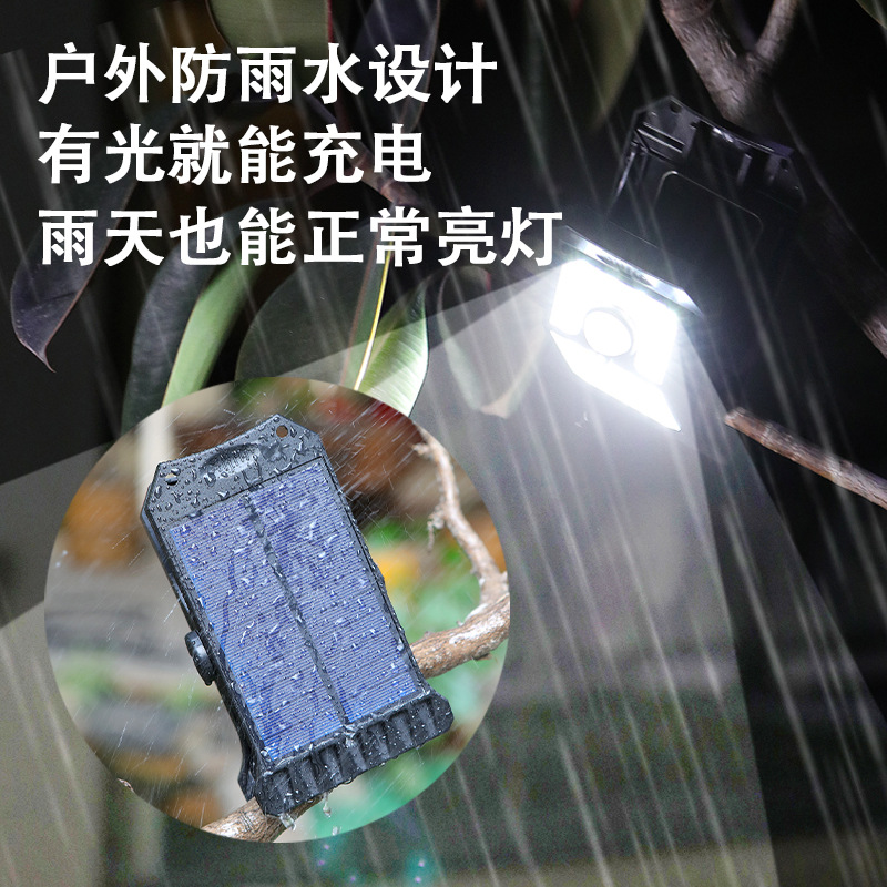 J shangpu patente inducción clip lámpara solar jardín lámpara creativa diseño iluminación lámpara al aire libre lámpara de pared al por mayor