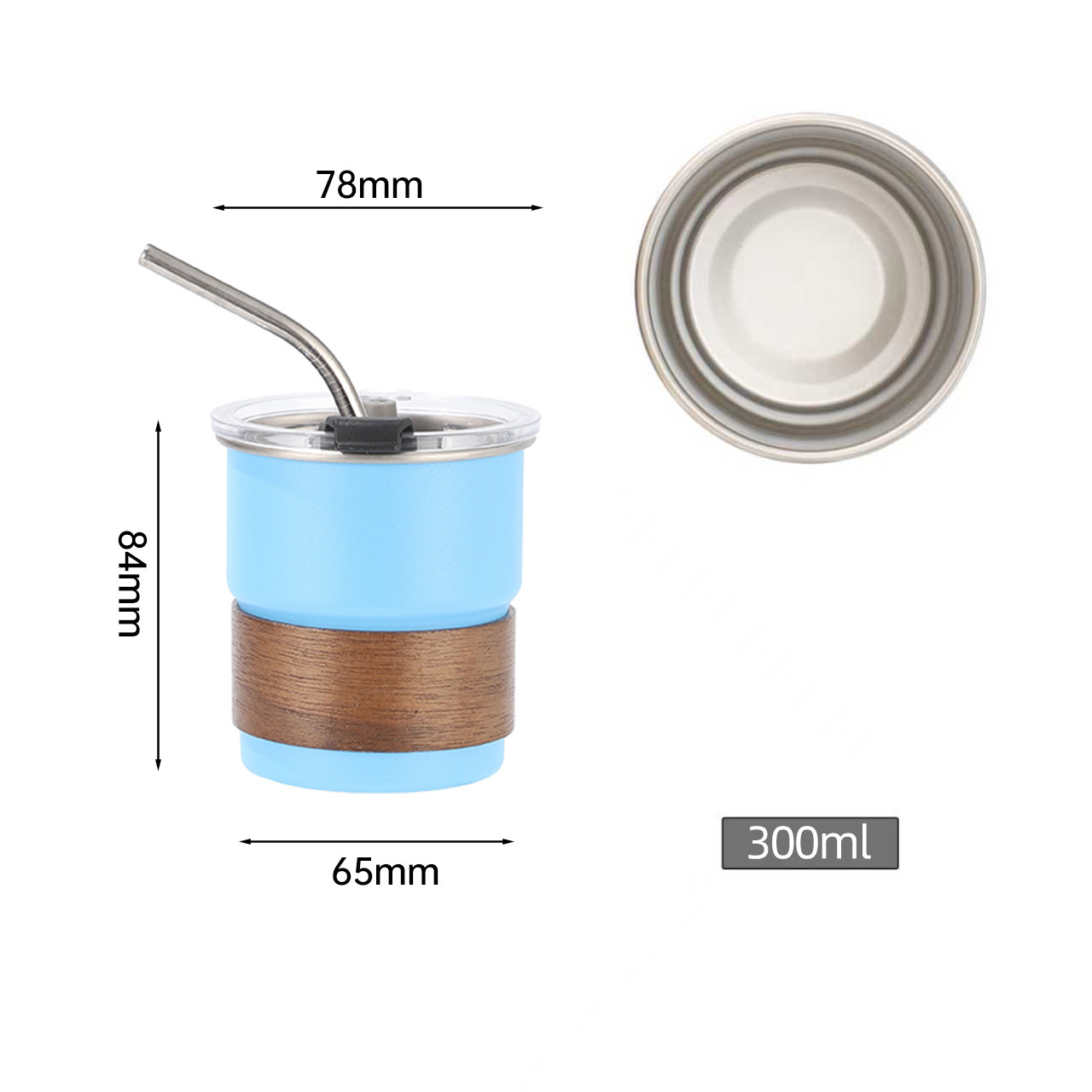 304 acero inoxidable paso taza de café de una sola capa rizado taza de agua portátil al aire libre acampando taza de cerveza de picnic