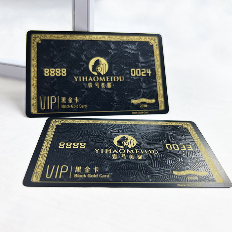 金属不锈钢会员卡VIP精美贵宾卡印刷凹凸磨砂打折宣传提货蟹卡