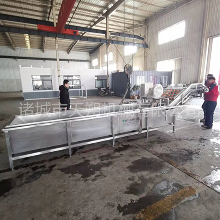 家禽白条清洗机 鸡鸭鹅胴体清洗设备 运输式禽类自动提升清洗机