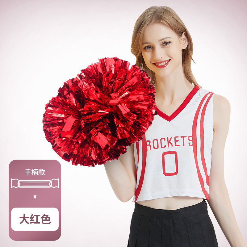 Porristas Bola de flores porristas mano flor mano sacudida flor danza rendimiento mano flor porristas flor bola de color rendimiento