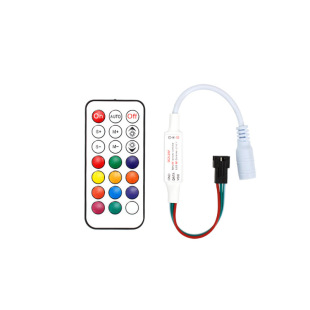 Manufacturer Rf17 Key Mini Magic Light with Controller Rgb Magic Controller 2811 Controller Music Color Adjustment