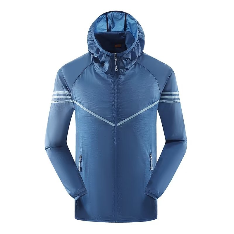 Ice Silk Sun Protection Clothing Men's Summer Ultra-thin Skin Clothing Coat Outdoor Fishing Sports UV Protection Sun Protection Clothing