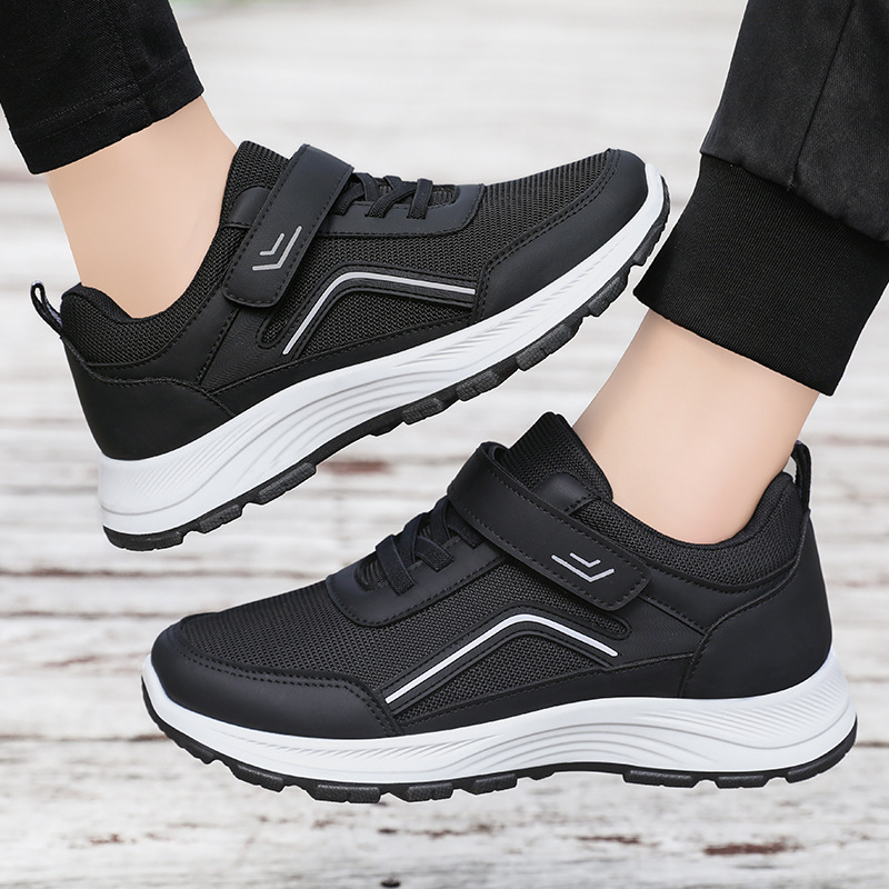 Zapatos de otoño para parejas, zapatos para caminar al por mayor, zapatos cómodos para hombres de mediana edad y mayores, zapatos deportivos para senderismo al aire libre