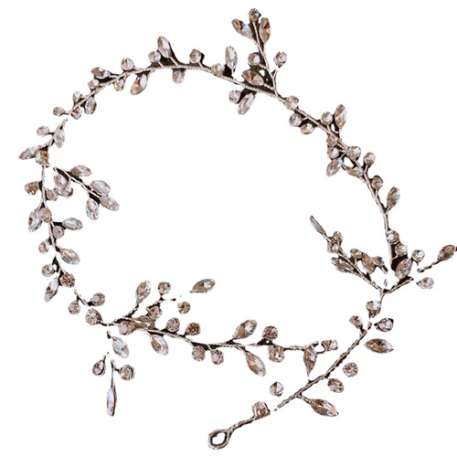 Amazon cross-border bridal tiara crystal rhinestone headband light luxury style wedding hair accessories wedding accessories
