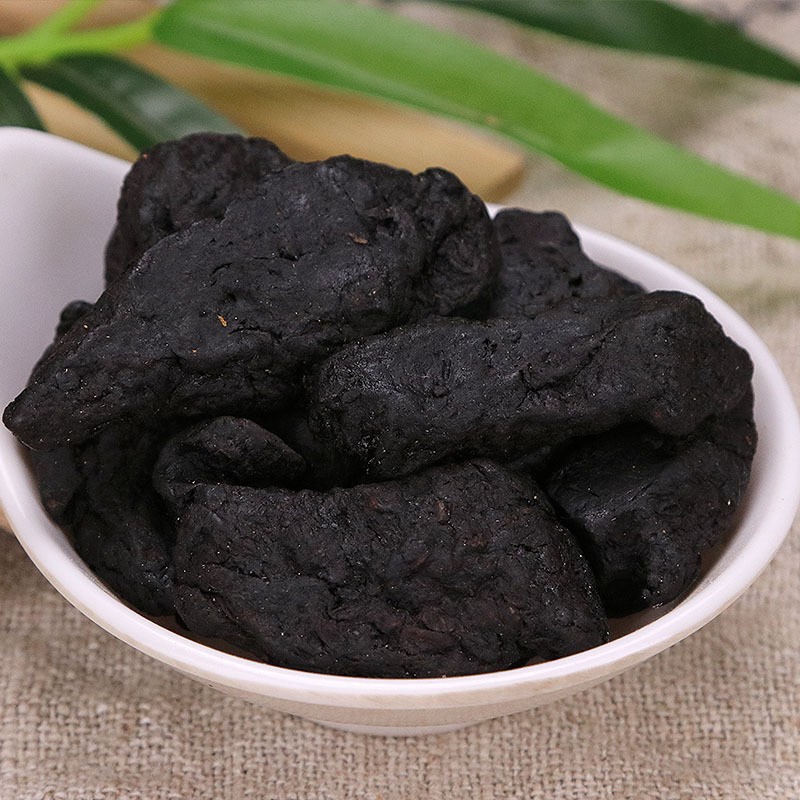 Prepared Rehmannia Root Powder Shu Di Huang 500g Fine Ground Herbal Powder in use