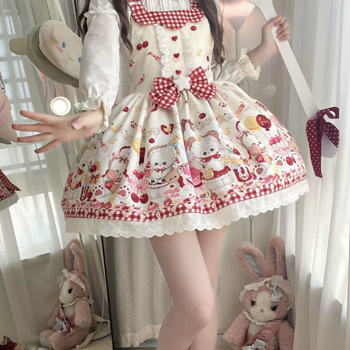 Оригинальные универсальные подтяжки, стиль Lolita, Lolita Jsk