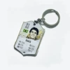 Football acrylic keychain