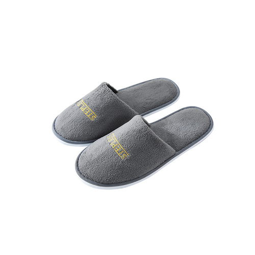 Disposable slippers for hotels, coral velvet manufacturers, portable and environmentally friendly slippers for home and indoor summer travel