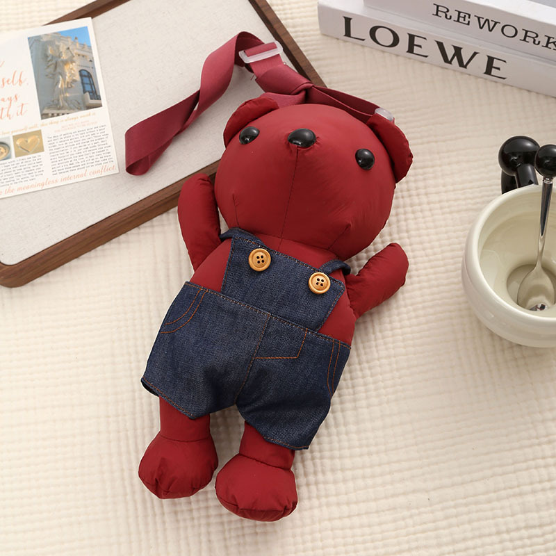 子供の春と夏のスーツアクセサリー立体綿充填パールチェーンジュエリー刺繍クラフトクロスボディ人形 diy ペンダント|undefined