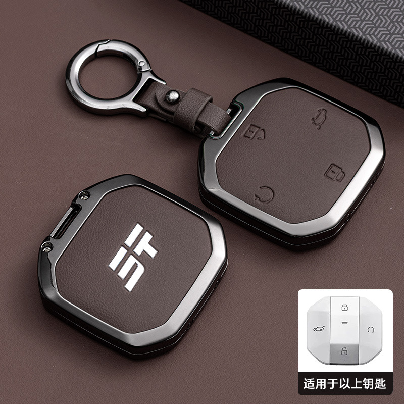 C 스타일 싱글 쉘 모카 브라운 + 링 버클