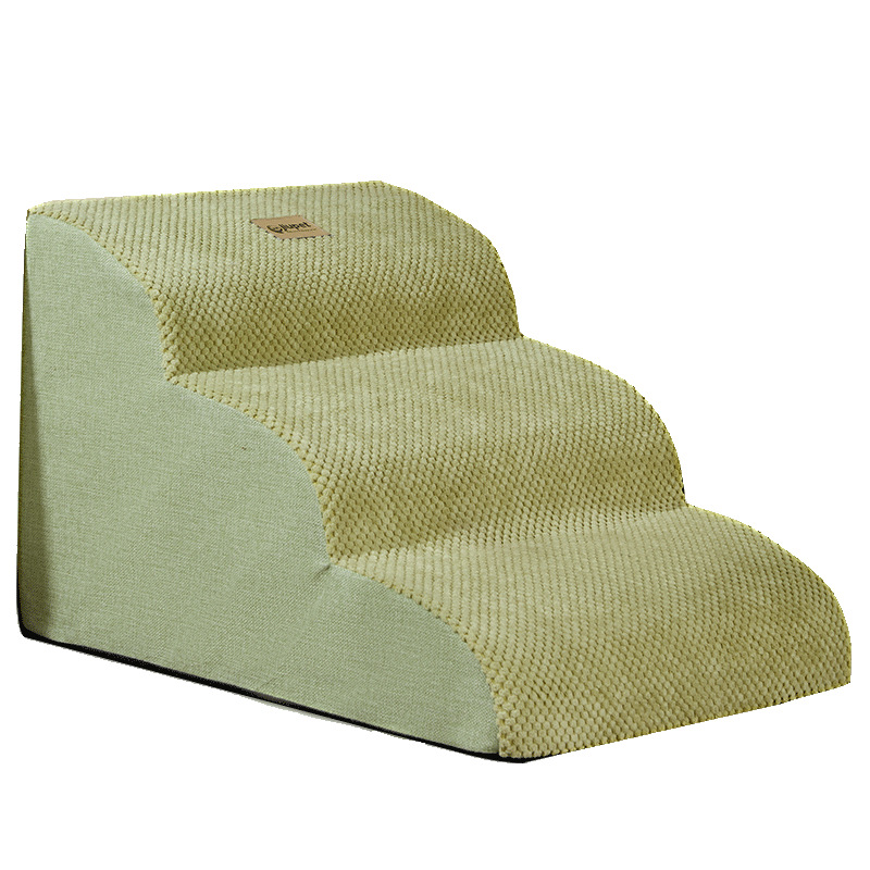 Escaleras para perros transfronterizas, escaleras para perros domésticos para mascotas, escaleras para perros pequeños y medianos, escaleras para perros Teddy Corgi, extraíbles y lavables