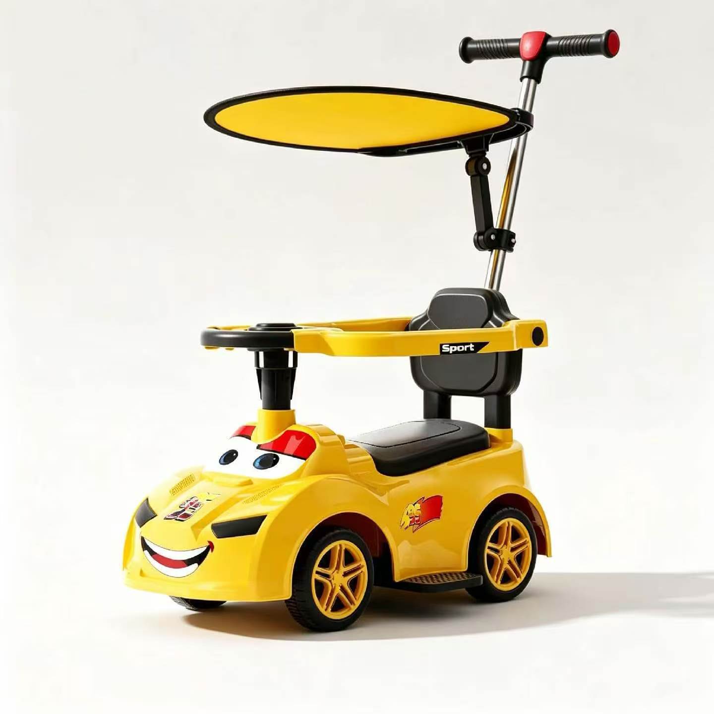 Andador y Coche de Deslizamiento 2 en 1 Infantil de Plástico para Bebés image 26
