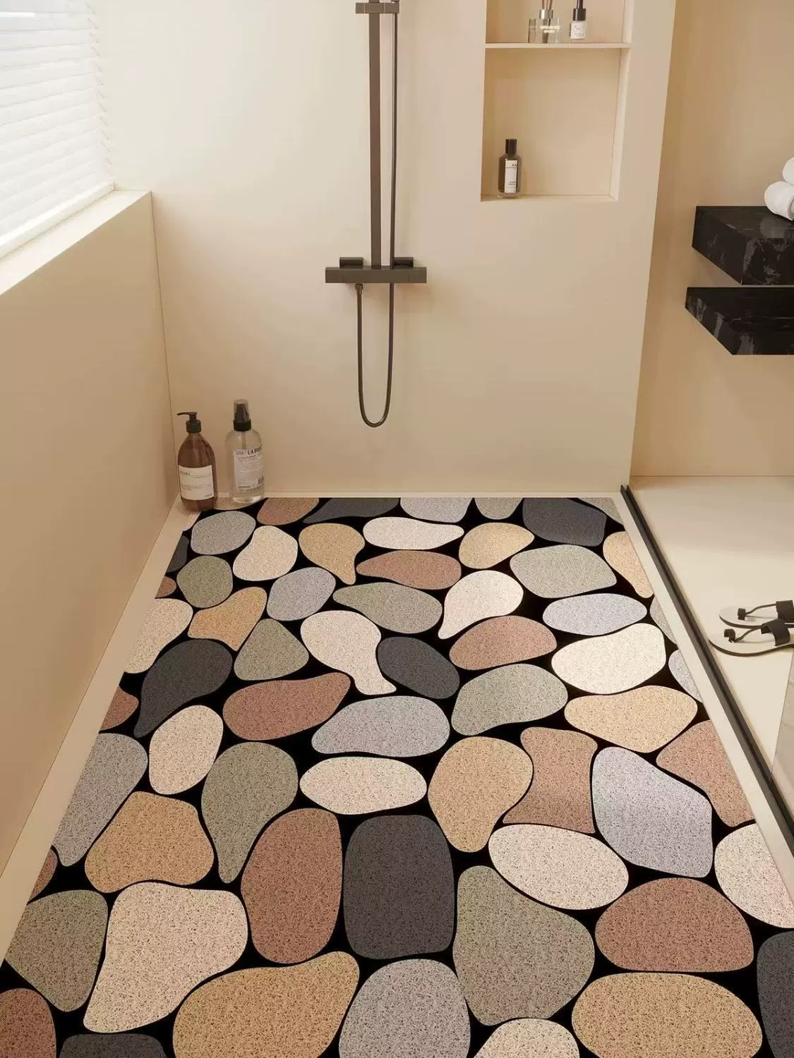 Противоскользящий коврик для ванной комнаты, режущееся проволочное кольцо, коврик для ванной комнаты, вырезанный противоскользящий коврик для слива, детский коврик для душа и ванны.