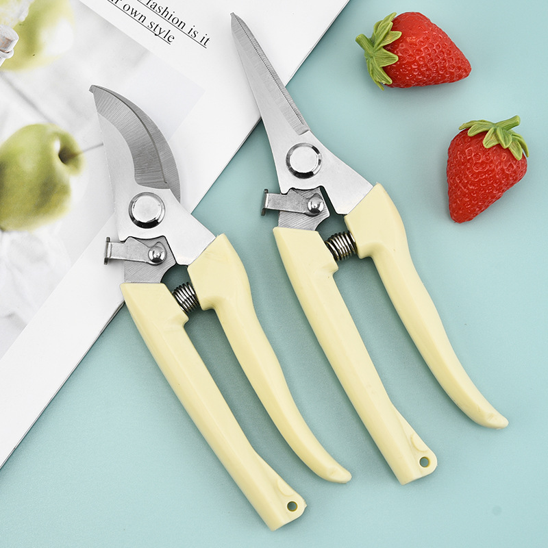 Manufacturer stainless steel pruning shears, garden shears, flower branch bonsai scissors, gardening scissors, branch shears, elbow scissors