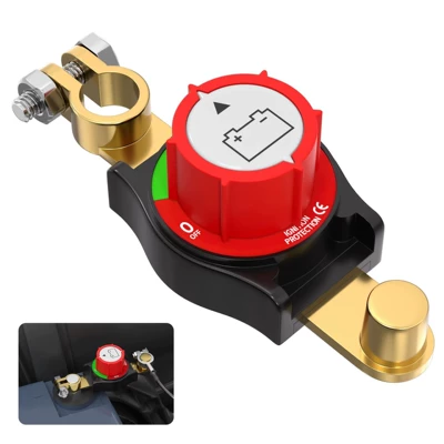 Power supply, ignition system accessories – battery power-off switch, leakage protector - 6-angle-white-premium-copper