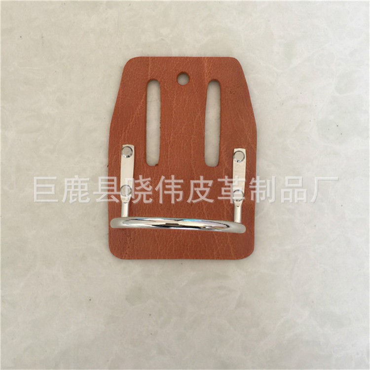 Suministro de la primera capa de piel de vaca martillo rack gancho de herramientas de piel de vaca rack cinta gancho colgando bolsa