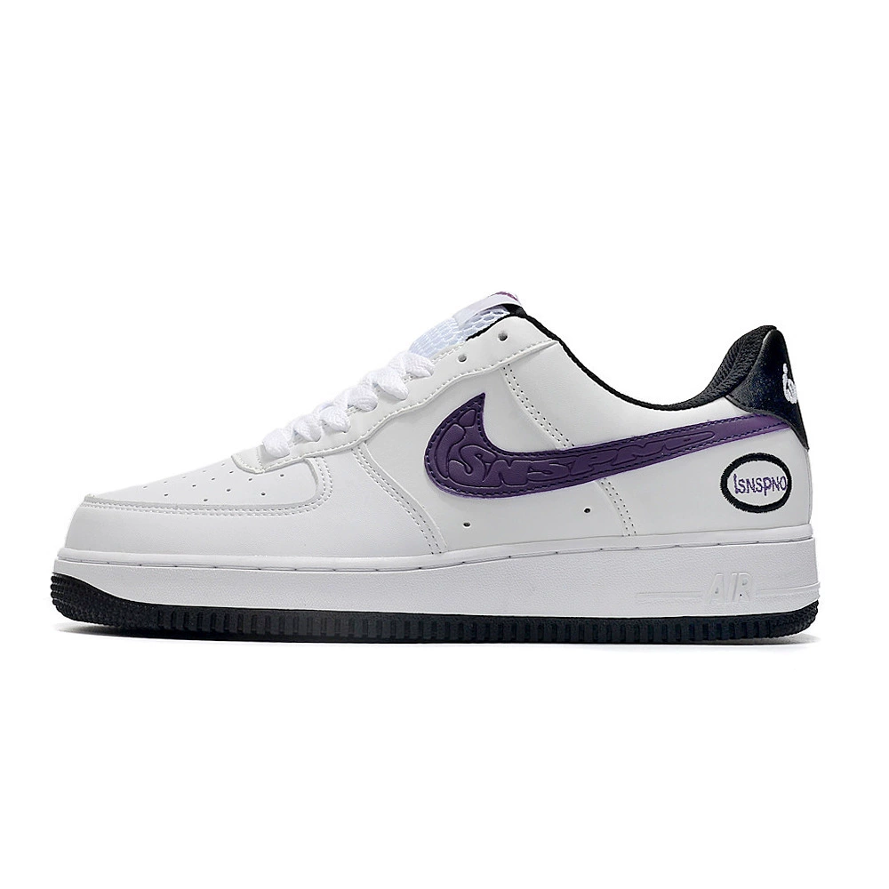 Nike Air Force 1: классические низкие кроссовки для мужчин и женщин, белые, повседневная обувь