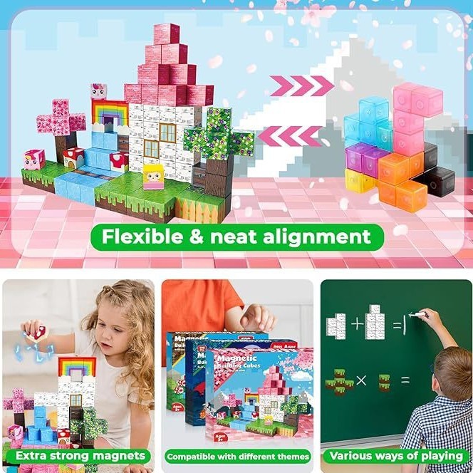 クロスボーダー Amazon 新しい磁気ビルディングブロックユニコーンクロスボーダービルディングブロック組み立ておもちゃ|undefined