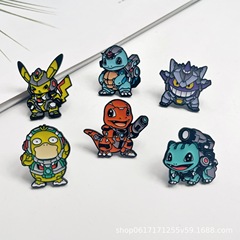 アニメ漫画ポケモン周辺ブローチポケモン合金バッジスクールバッグ衣類アクセサリーピカチュウ