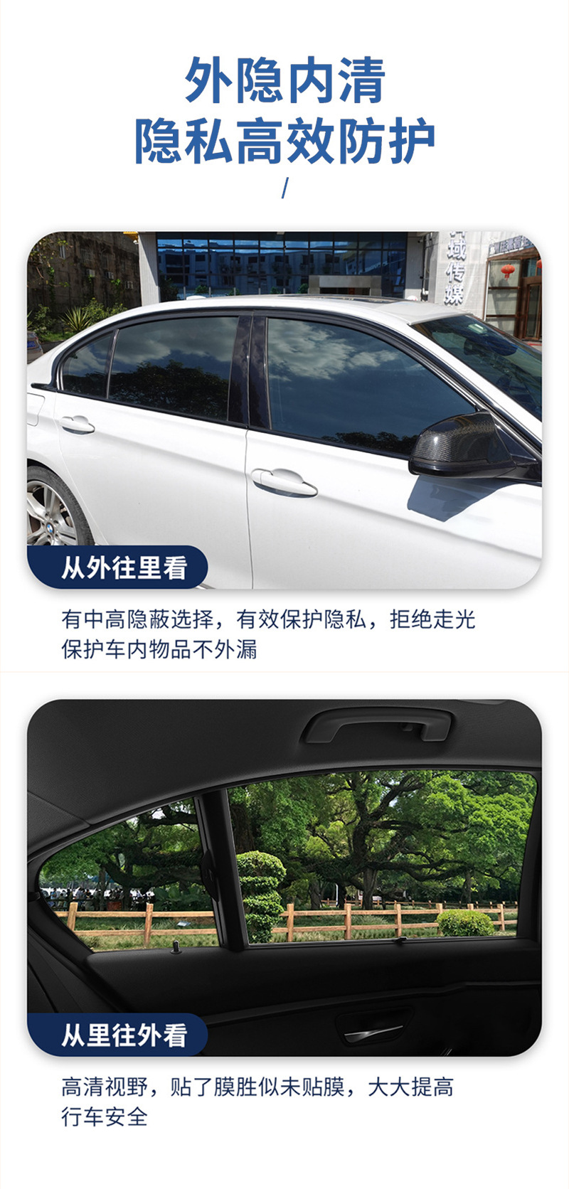 Double Silver Metal Wire Explosion-Proof Film V70 Solar Film High Heat Insulation 25 Car Glass Film Safety Explosion-Proof for Vehicles