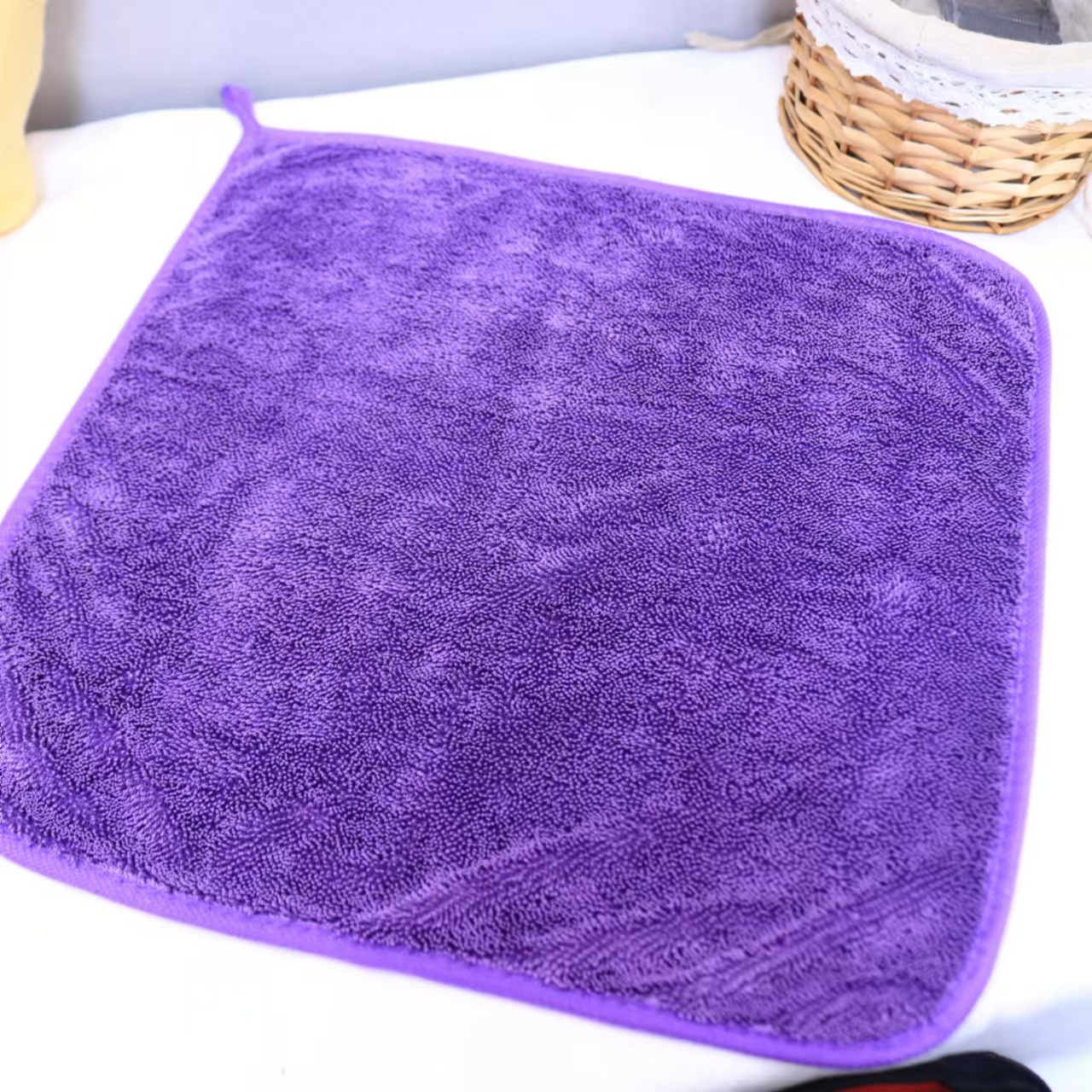 Color engrosado trenzas pequeñas torcidas toallas de limpieza de automóviles super absorción de agua sin cabello sin marcas de toallas de limpieza de automóviles