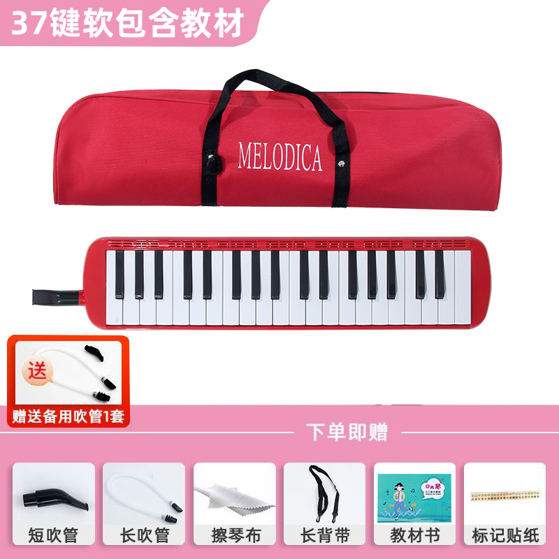 Armónica de boca neutra de 32 teclas - Bolsa suave Oxford, para aula de primaria, interpretación profesional para niños de 37 teclas - Al por mayor para principiantes