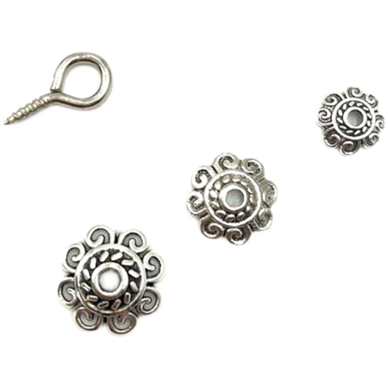 diy手工饰品金属配件花托羊眼钉羊角螺丝吊环羊眼钩自攻挂钩吊坠