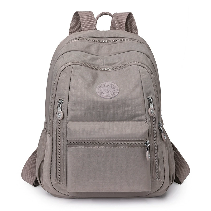 Capacious backpack, trend water repellent nylon school bag for traveling