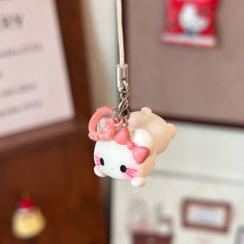 かわいいぬいぐるみ漫画 kt 猫ペンダントスクールバッグバッグペンダント人形人形キーホルダー多用途友人へのギフト|undefined