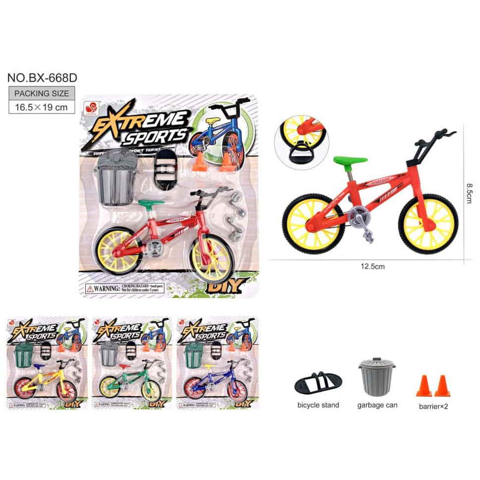 Nuevo modelo de bicicleta de simulación de dedos transfronterizos desmontaje de juguetes de motocicletas de patineta de placa de vida decoración de pastel