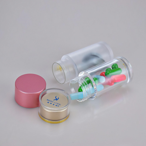 Acrylic saffron packaging bottle, medicine dispensing bottle, powder bottle, 20ML capsule bottle, health care product bottle wholesale