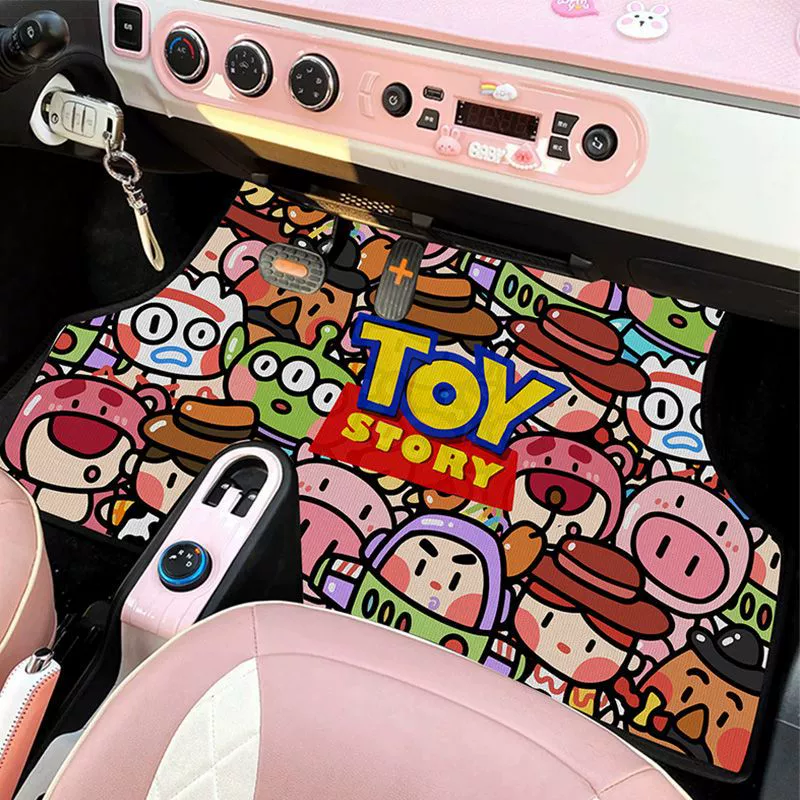 Мини-коврики для автомобиля Wuling Hongguang, специальные автомобильные коврики, бархатные милые внутренние тканевые модифицированные мини-аксессуары для макарон