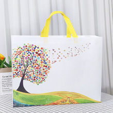 无纺布袋现货礼品袋可印logo服装店衣服袋覆膜袋教育宣传手提袋