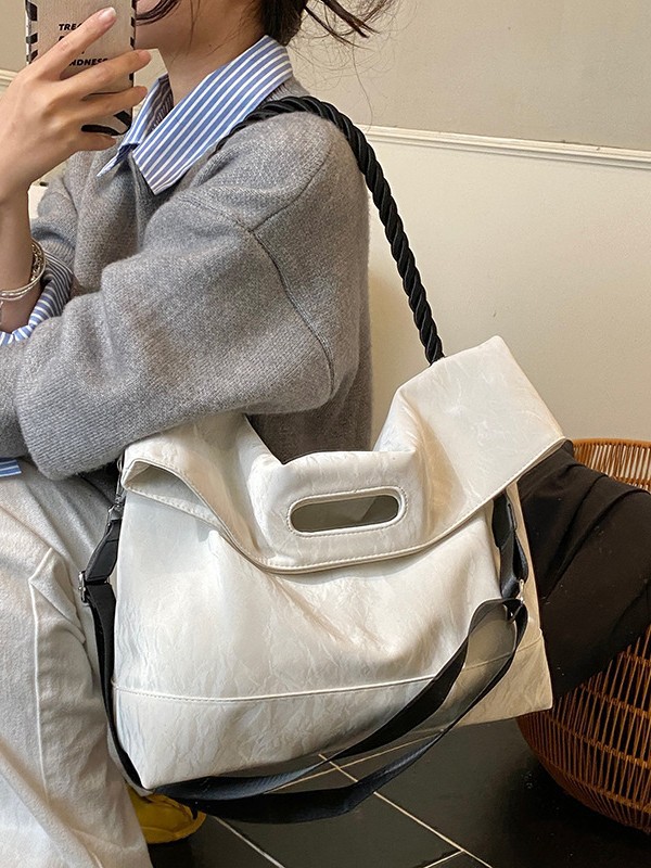 Bolso para mujeres 2026 nueva tendencia de moda de banda ancha mochila de alta capacidad de bolso de cartero universal bolsa de clase