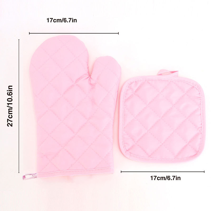 Amazon transfronterizo guantes de aislamiento térmico resistentes a quemaduras gruesos guantes resistentes a altas temperaturas horno de microondas guantes de cocina para hornear