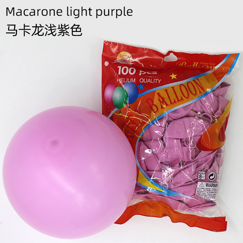 Globos de látex de macarrón de 12 pulgadas al por mayor, decoración para bodas, decoración personalizada para fiestas de cumpleaños, conjunto de decoración para aniversarios.