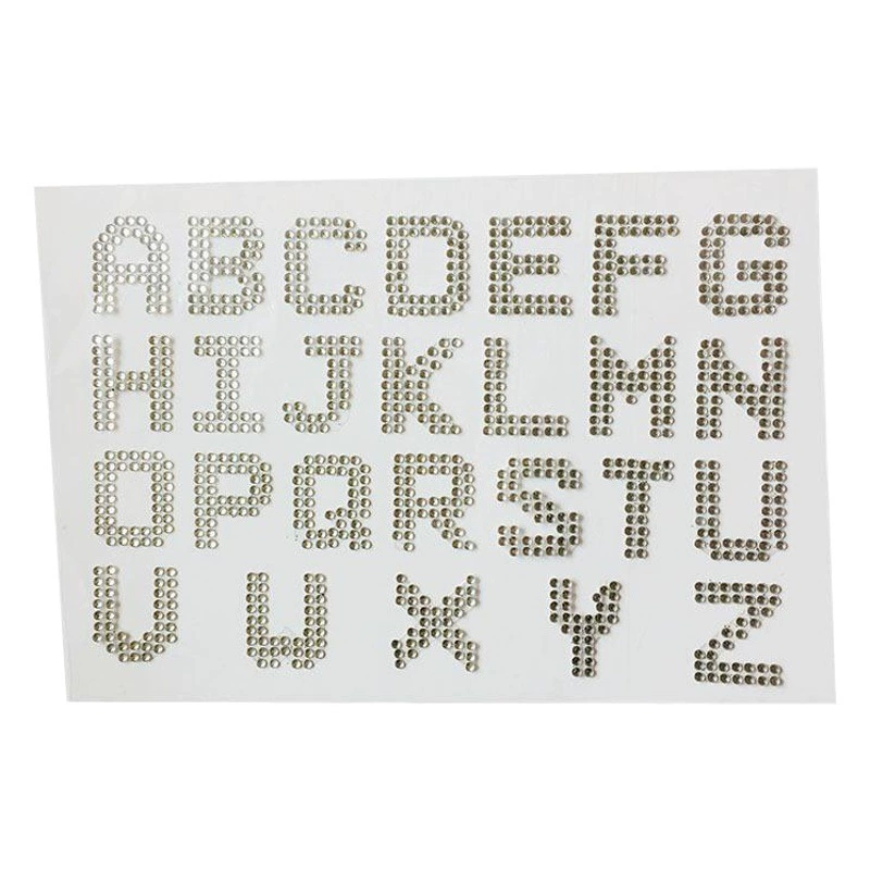 Индивидуальные акриловые наклейки Кристалл Flash алмазов стикер вертикальный алмаз английский стикер детский текст стикер цифровой стикер