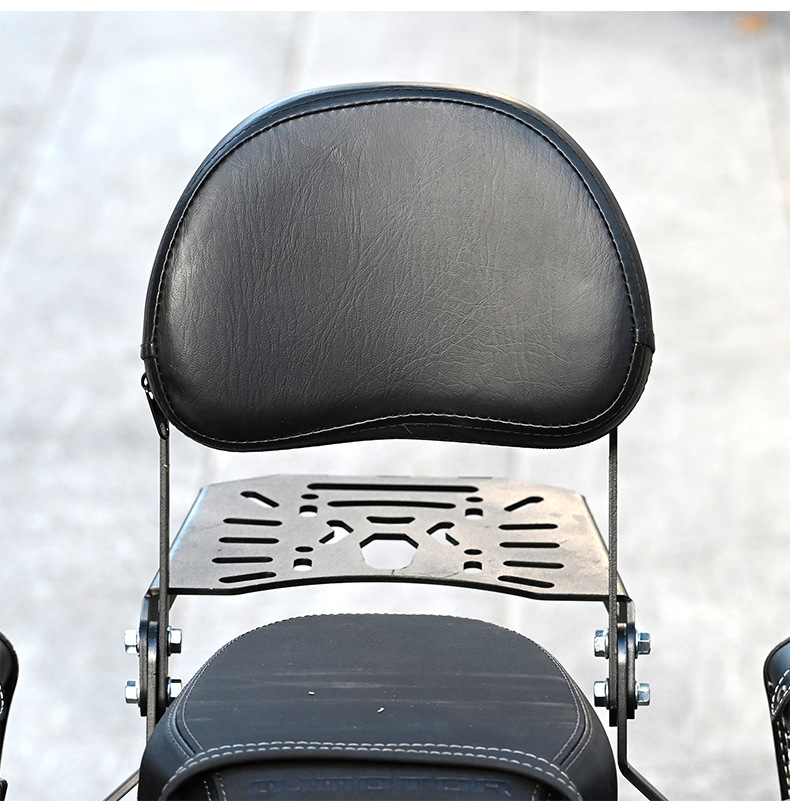 Suitable for Zongshen Cyclone Aqs250 Passenger Backrest, Motorcycle Backrest, Waistrest, Rear Shelf