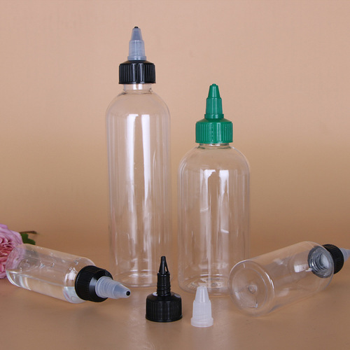 Wholesale 30 50 100ml ml pointed tip gel bottle honey squeeze dropper bottle transparent plastic tip bottle