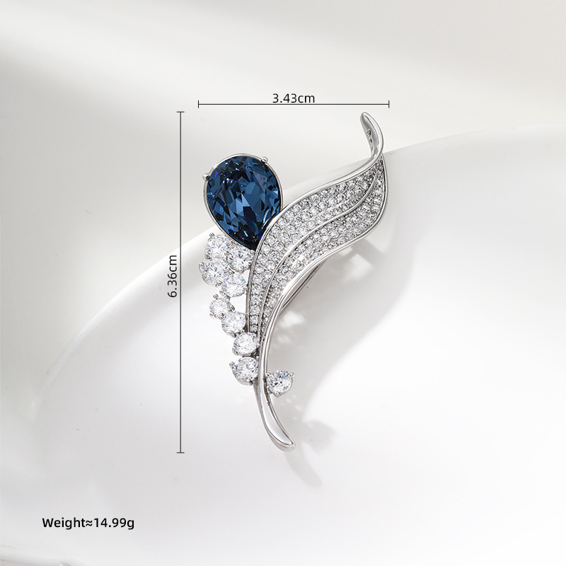 Xuping broche de alto nivel lujo ligero nicho accesorios de ropa temperamento viento broche fuente fábrica al por mayor personalizada image 60