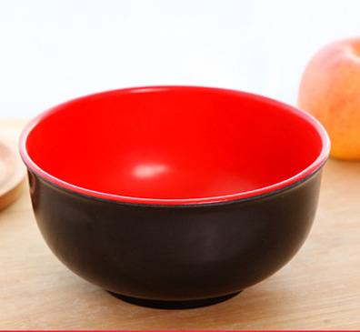 PK7J household eating bowl fast tableware nice melamine student plastic drop-resistant single ramen bowl Small Bowl soup bowl