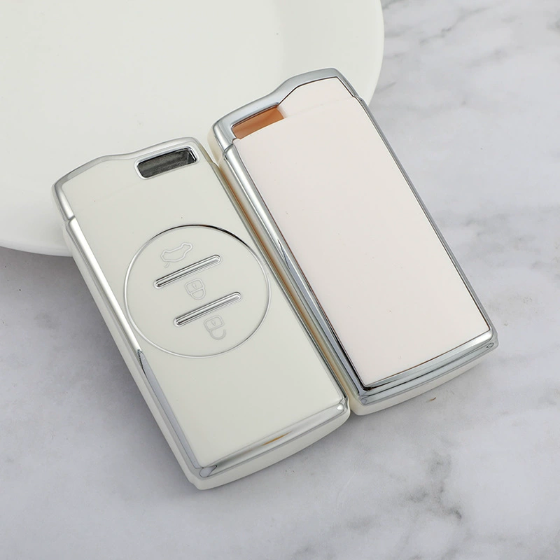 Чехол для ключей Chery подходит для 5X Ruihu 7/3X xingtu TX bag ежемесячно/чехол для ключей Lingyun TPU серебристый край