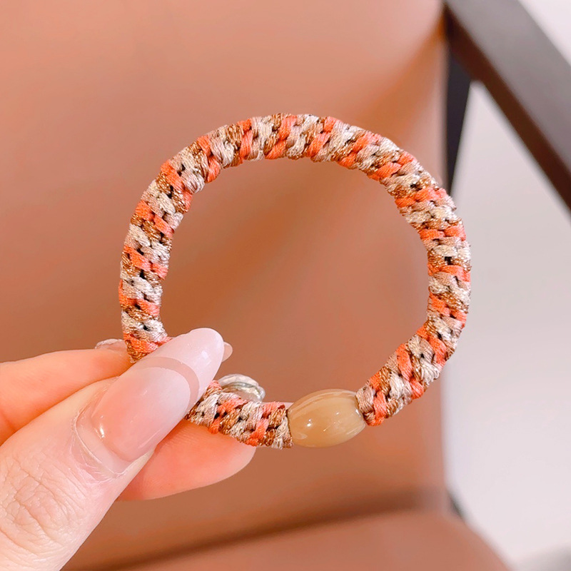 202#오렌지 브라운 밝은 실크 컬러 매칭