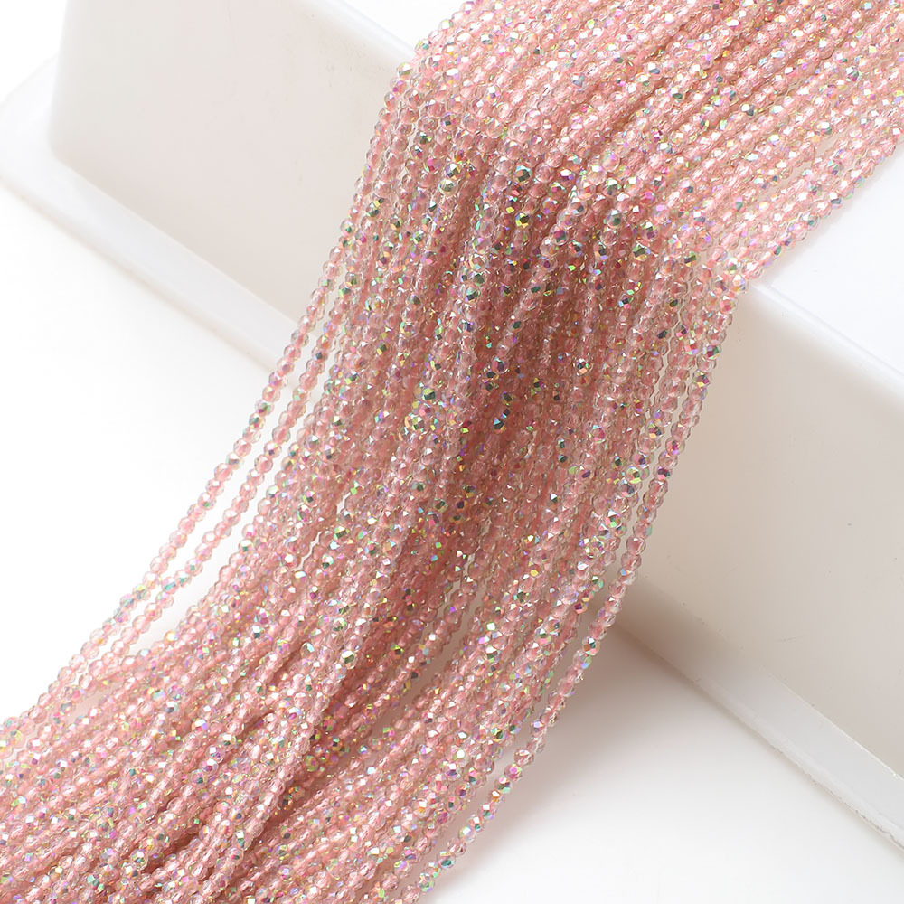 10g Weight Beads Jewelry Making Type 2MM Jewelry Making Size DIY Jewelry Accessories Classification 3 Pieces Per Pack Quantity Glass Material Solid Color Pattern Plating Design Elegant, Simple Style, Streetwear Style 3 Pieces Per Pack 2MM Glass Solid Color DIY Jewelry Accessories Beads 25