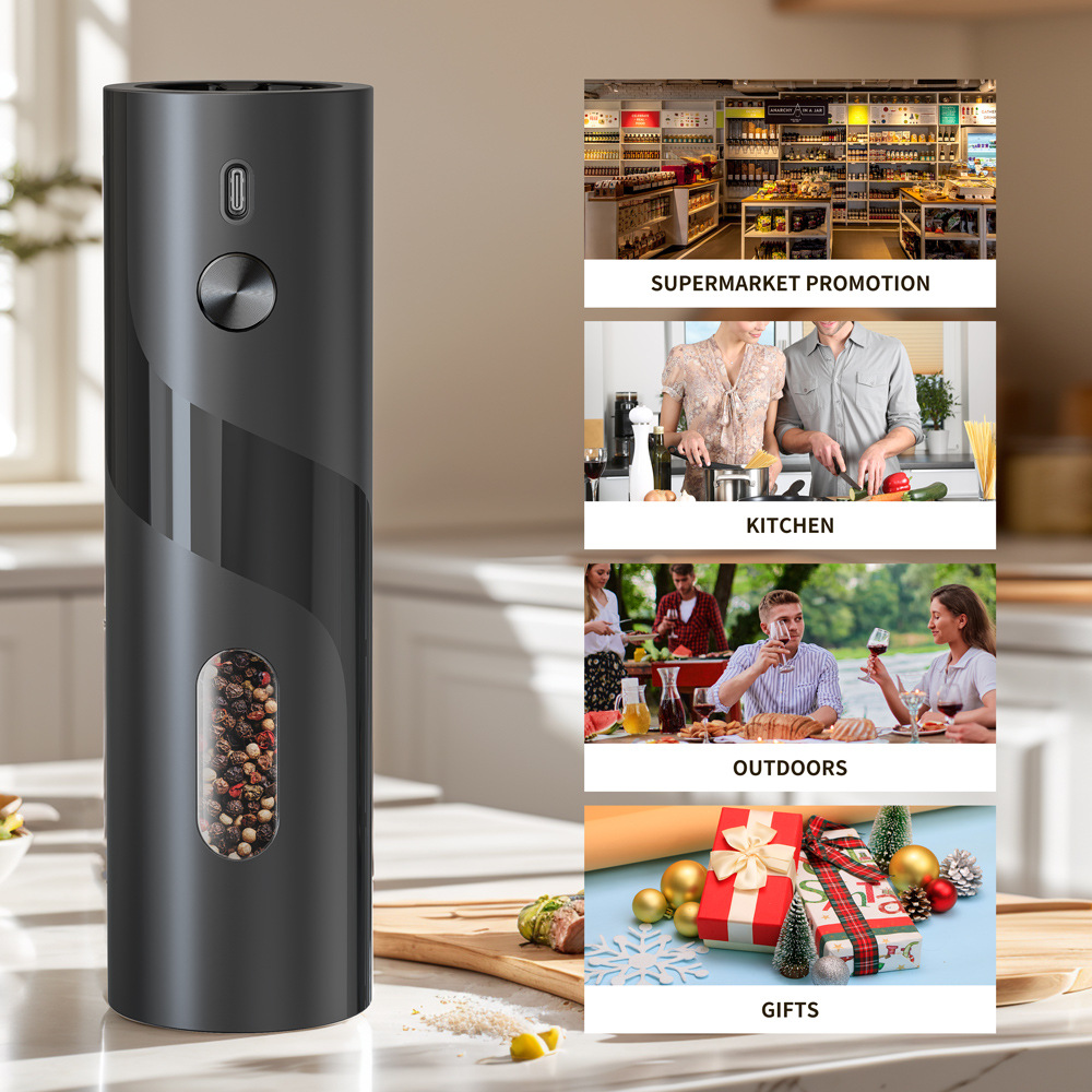 Fábrica de KLT lote directo de comercio exterior venta caliente gran silo amoladora automática inteligente de sal de rosas amoladora eléctrica de pimienta negra