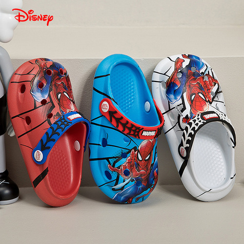 Disney Slippers Children's Croc Shoes Summer New Boys' Indoor Baotou Anti-Slip Children's Outdoor Beach Shoes