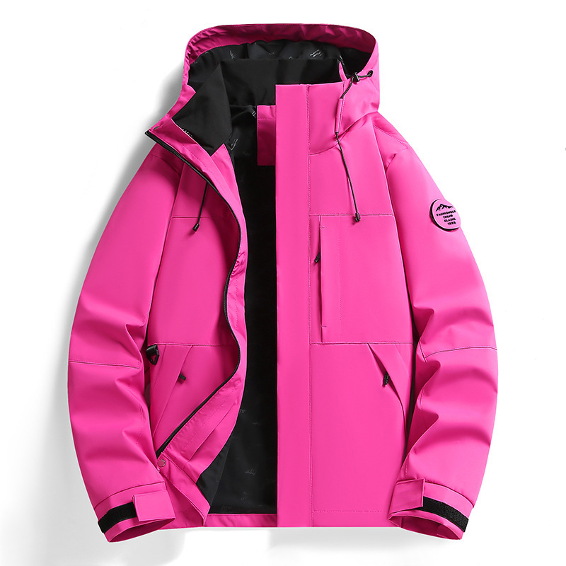 26188 Outdoor Thin Jacket Single Layer Dopamine Hooded Waterproof Women's Single Layer Windproof Jacket Mountaineering Clothing 26188 Outdoor Thin Jacket Single Layer Dopamine Hooded Waterproof Women's Single Layer Windproof Jacket Mountaineering Clothing